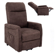 Load image into Gallery viewer, Heavy Duty Modern Power Lift Recliner Chair With Remote Control | For The Elderly | Everyone | Holds 330lbs | Laying | Seating | Standing Easily | Quiet Motor