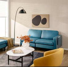 Load image into Gallery viewer, Heavy Duty Elegant 3-Seater Sectional Sofa Couch With Armrests | Storage Compartment | Metal Legs | Easy Assembly | Holds 1980Lbs | Linen or Leather Fabric