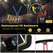 Load image into Gallery viewer, Super Cool Adjustable Basketball Net Hoop Set 4.25-10FT | Heavy Duty | 2 Nets | Shatterproof Backboard | Indoor | Outdoor