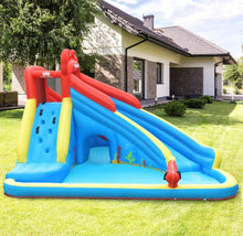 Load image into Gallery viewer, Super Cool,Fun Massive Crab Inflatable Bouncy Water Park House With 950w Blower | Water Cannon | 2 Water Slides | Tunnels | Climbing Wall | Water Cannon | Carry Bag