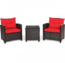Load image into Gallery viewer, Super Relaxing 3-Piece Heavy Duty Rattan / Wicker Patio Furniture Set With Washable Cushions | Waterproof | 6 Colours
