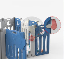 Load image into Gallery viewer, Super Cool 16 Panel Indoor/Outdoor Foldable Play Yard Upgraded Fence | Safety Play Area with Activity for Toddlers and Infants | 3 Colours