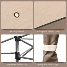 Load image into Gallery viewer, Heavy Duty 13ft By 13ft Beautiful Pop Up Gazebo Tent With Carry Bag For Patio, Garden, The Beach, Pool | Patio Canopy