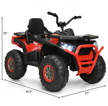 Load image into Gallery viewer, 2025 Upgraded 12V ATV 4 Wheeler Ride On Toy / Car 1 Seater | LED Lights | 2 Speeds | Seat Belt | 4 Wheel Suspension | Push To Start | USB Ready | Big 1 Seater