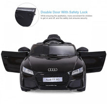 Load image into Gallery viewer, 2025 Licensed Audi TT RS Ride On Car Upgraded | 12V | 1 Seater | Music | Seat Belt | LED Lights | Remote
