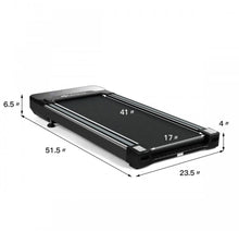 Load image into Gallery viewer, Heavy Duty Powerful Under Desk Walking Treadmill Pad Treadmill With Touch LED Display | Anti Slip | Widened Running Belt | Holds 220lbs