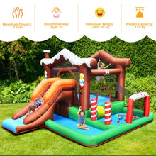 Load image into Gallery viewer, Super Cool Fun Kids Inflatable Bouncy House Jumping Castle Slide Climber Bouncer With 550W Blower | Holds 120Kg | Kids Party | Camping | Climbing Wall | Basketball Hoop