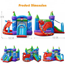 Load image into Gallery viewer, Super Cool & Fun Kids Awesome Dragon Inflatable Bouncy House Castle W 740W Blower | Slide | Ball Pit | Balls | Jump Area | Basketball | Indoor / Outdoor