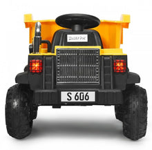 Load image into Gallery viewer, New 2025 Kids 12V Kids Ride On Dump Truck 1 Seater | Electric Bucket | Dump Bed | Shovel | Seatbelt | Push To Start | Remote