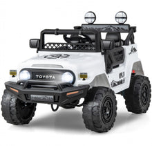 Load image into Gallery viewer, 2025 Licensed Toyota FJ Cruiser 12Volt 2 Seater Upgraded Kids Ride On Car / Truck | Lights | Suspension | Push To Start | Horn | Music | Remote