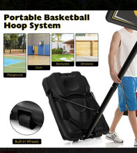 Load image into Gallery viewer, Super Cool Adjustable Basketball Net Hoop Set 4.25-10FT | Heavy Duty | 2 Nets | Shatterproof Backboard | Indoor | Outdoor