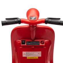 Load image into Gallery viewer, Super Cool Elegant 2025 Vespa Kids Ride On Car Motorcycle Vespa 1 Seater Scooter 12V | Music | USB Ready | LED Lights