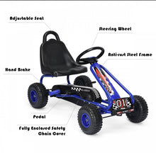 Load image into Gallery viewer, 2025 Super Cool Upgraded 4 Wheel Pedal Powered GoKart Ride On Car | Adjustable Seat | Heavy Duty Seat | Enclosed Chain For Safety