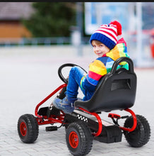 Load image into Gallery viewer, 2025 Super Cool Upgraded 4 Wheel Pedal Powered GoKart Ride On Car | Adjustable Seat | Heavy Duty Seat | Enclosed Chain For Safety