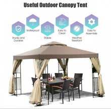 Load image into Gallery viewer, Heavy Duty Classy Awning Patio Structure Canopy Tent 10x10ft | No Screws For Structure Required | Easy Set Up | Waterproof | Weather Resistant