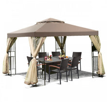 Load image into Gallery viewer, Heavy Duty Classy Awning Patio Structure Canopy Tent 10x10ft | No Screws For Structure Required | Easy Set Up | Waterproof | Weather Resistant
