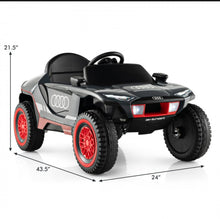 Load image into Gallery viewer, Super Cool 2025 Licensed 12V Audi Kids Ride On Car Upgraded | E-Tron Racing Car | 2 Speeds | Seatbelt | Music | Remote