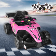 Load image into Gallery viewer, 2025 New 12V Formula 1 Style Racing Ride On Car 1 Seater Upgraded | Lights | Horn | Music | USB Ready | Rear Shocks | Big Seat | Seatbelt | Remote
