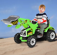 Load image into Gallery viewer, New 2025 Kids Ride On Car 12V / Tractor With Front Loader | Excavator | 2 Speeds | Horn | Push To Start | Seatbelt |