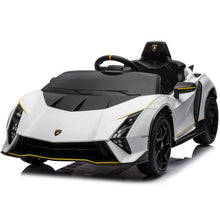 Load image into Gallery viewer, 2025 Upgraded 12V Kids Licensed Lamborghini Aventador Autentica Ride On Car 1 Seater, LED Lights, Remote, 3-7kph