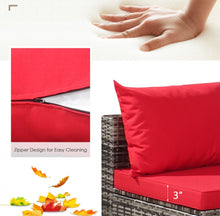 Load image into Gallery viewer, Super Elegant & Relaxing 7 Piece Patio Furniture Rattan Set With Sectional Sofa | Cushions