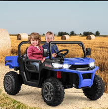Load image into Gallery viewer, 2025 Upgraded 24V Dump Truck Kids Ride On Car | Up To 8-10KPH | 2 Seater | Switch For Dump Bed | Open Tailgate | Music | 2 Of 20000 RPM Motors | Remote