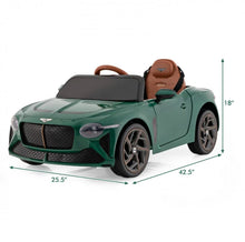 Load image into Gallery viewer, 2025 Licensed 12V Bentley Bacalar Ride On Car 1 Seater Upgraded | Seatbelt | Push To Start Button | Music | Lights | Remote