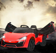 Load image into Gallery viewer, New 2025 McLaren Style 12V Ride On Car 1 Seater | LED Lights | Cool Open Doors | Seatbelt | Big Seat | Push To Start | Music | Remote