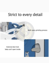 Load image into Gallery viewer, Super Cool 16 Panel Indoor/Outdoor Foldable Play Yard Upgraded Fence | Safety Play Area with Activity for Toddlers and Infants | 3 Colours