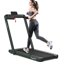 Load image into Gallery viewer, Heavy Duty Modern 2.25HP 2-in-1 Foldable Walking Pad Treadmill With Dual Display | App Control | Space Saver | Quiet Motor | High Performance Speaker | Remote Control