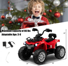 Load image into Gallery viewer, Super Cool Fun 12V Kids Ride On Car Atv 1 Seater | 4 Wheeler | MP3 | LED Lights | Ages 3-8