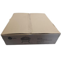 Load image into Gallery viewer, Elite’s New Elegant Upgraded 22" Round Fire Pit W Cover | Outdoor Steel Wood Burning Fire Pit | For BBQing | Grill W Round Mesh | Spark Screen Cover