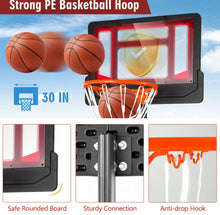 Load image into Gallery viewer, Super Fun Portable Adjustable Height Basketball Net Hoop With Wheels | 4.3ft-8.2ft | Indoor | Outdoor