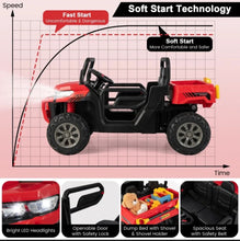 Load image into Gallery viewer, 2025 Upgraded 24V Dump Truck Kids Ride On Car | Up To 8-10KPH | 2 Seater | Switch For Dump Bed | Open Tailgate | Music | 2 Of 20000 RPM Motors | Remote