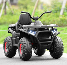 Load image into Gallery viewer, 2025 Upgraded 12V ATV 4 Wheeler Ride On Toy / Car 1 Seater | LED Lights | 2 Speeds | Seat Belt | 4 Wheel Suspension | Push To Start | USB Ready | Big 1 Seater