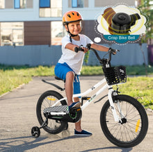 Load image into Gallery viewer, Very Cool 18β Kids Pedal Bicycle W Kickstand, Coaster Brake Ages 4-8 | Bell | Adjustable Seat | Easy Assembly | Removable Training Wheels | Anti-Slip Tires