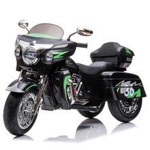Load image into Gallery viewer, Super Cool 2025 Three-Wheeled Motorcycle Ride On Car | 12V | 2 Speeds | Lights | Music | Storage | Ages 3-8