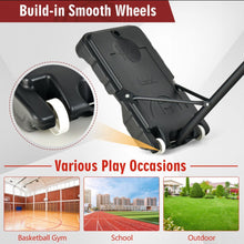 Load image into Gallery viewer, Super Fun Portable Adjustable Height Basketball Net Hoop With Wheels | 4.3ft-8.2ft | Indoor | Outdoor