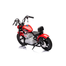 Load image into Gallery viewer, 2025 Cool 1 Seater Motorcycle E-Chopper Ride-On | 14+ | 36V | Up To 25KPH | Holds 177Lbs | Real Rubber Tires | 350W Brushless Motor