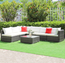 Load image into Gallery viewer, Super Elegant & Relaxing 7 Piece Patio Furniture Rattan Set With Sectional Sofa | Cushions