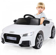 Load image into Gallery viewer, 2025 Licensed Audi TT RS Ride On Car Upgraded | 12V | 1 Seater | Music | Seat Belt | LED Lights | Remote