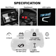 Load image into Gallery viewer, New 2025 Licensed 12V Chevrolet Tahoe Upgraded 1 Seater Ride On Car / SUV | Heavy Duty Tires | Comfy Seat | Remote