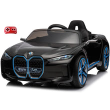 Load image into Gallery viewer, Licensed Upgraded 2025 BMW i4 Kids Ride On Car 1 Seater 12V | MP3 | Ages 3-8 | Remote