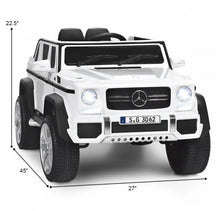 Load image into Gallery viewer, Super Cool 12V Kids Licensed Upgraded 1 Seater Ride On Car Mercedes-Benz Maybach Style | LED Lights | Seatbelt | 4 Wheel Shock Absorber | Ages 3-8 | Remote