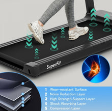Load image into Gallery viewer, Heavy Duty Quiet 2.25HP Electric Treadmill Running Machine With App Control | 12 Different Programs | 0.5-7.5 MPH