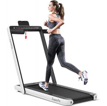 Load image into Gallery viewer, Heavy Duty Modern 2.25HP 2-in-1 Foldable Walking Pad Treadmill With Dual Display | App Control | Space Saver | Quiet Motor | High Performance Speaker | Remote Control