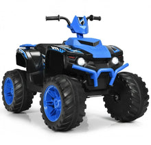 Load image into Gallery viewer, Super Cool 12V Kids Ride On ATV, Car 1 Seater | LED Lights | Heavy Duty Tires | Ages 3-7 | Music | 2 Speeds | Upgraded