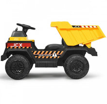 Load image into Gallery viewer, New 2025 Kids 12V Kids Ride On Dump Truck 1 Seater | Electric Bucket | Dump Bed | Shovel | Seatbelt | Push To Start | Remote
