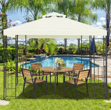 Load image into Gallery viewer, Super Duty Beautiful 2 Tier 10x10ft Patio Gazebo Canopy Tent | Sun Protection