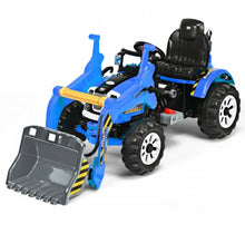 Load image into Gallery viewer, New 2025 Kids Ride On Car 12V / Tractor With Front Loader | Excavator | 2 Speeds | Horn | Push To Start | Seatbelt |